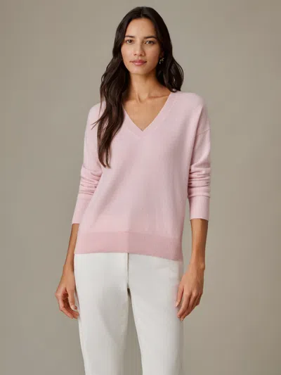 J.mclaughlin Women's Kerry Cashmere Sweater Blossom Pink