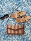J.mclaughlin Women's Kipton Clutch Natural/light Brown | Leather