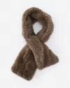 J.mclaughlin Women's Lainey Faux Fur Braided Neckwarmer Brown In Brown