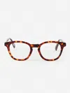 J.mclaughlin Women's Lana Readers In Tortoise Dark Brown In Brown