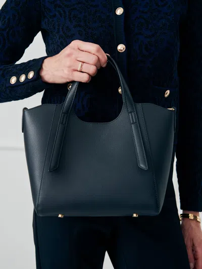 J.mclaughlin Women's Lane Leather Mini Tote Black | Leather/suede