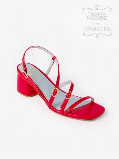 J.mclaughlin Women's Lexi Heels Red