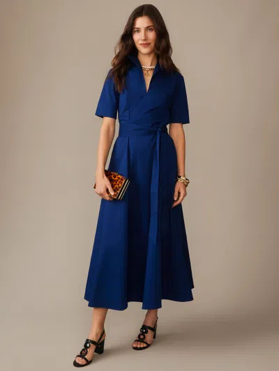 J.mclaughlin Women's Lily Dress Nautical Navy In Blue