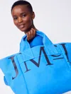 J.mclaughlin Women's  Logo Tote Bag Jmc Blue | Cotton