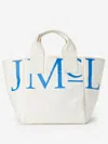 J.mclaughlin Women's  Logo Tote Bag Off White | Cotton In White