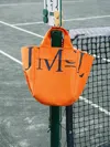J.mclaughlin Women's  Logo Tote Bag Orange | Cotton In Orange