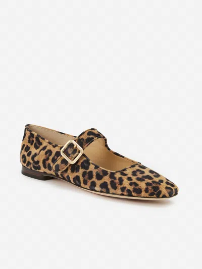 J.mclaughlin Women's Macayle Mary Jane Flats In Leopard Brown