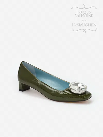 J.mclaughlin Women's Mary Block Heels Olive In Green