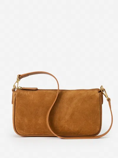 J.mclaughlin Women's Mel Suede Handbag Caramel In Brown