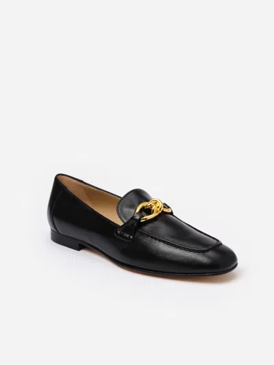 J.mclaughlin Women's Mila Leather Loafers Black
