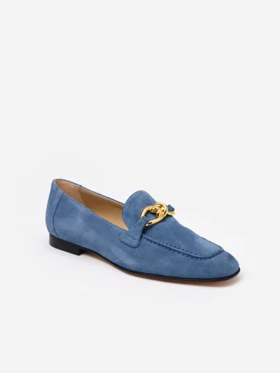 J.mclaughlin Women's Mila Suede Loafers Blue