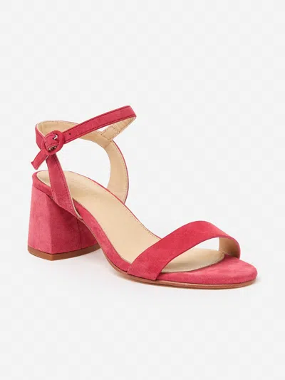 J.mclaughlin Women's Mona Suede Heels Rose In Multi