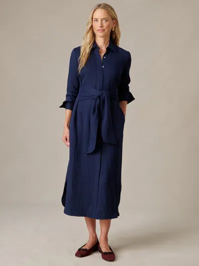 J.mclaughlin Women's Orla Dress Winter Navy In Blue