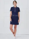 J.mclaughlin Women's Padgett Skort Winter Navy In Blue