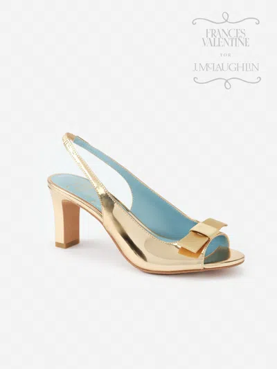 J.mclaughlin Women's Reese Slingbacks Gold