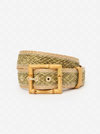 J.mclaughlin Women's Sandie Belt Natural In Brown