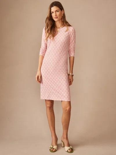 J.mclaughlin Women's Sophia Dress In Sandshell Light Pink/pink