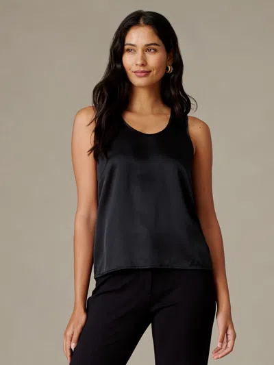 J.mclaughlin Women's Sylvie Silk Blend Blouse Black