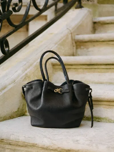 J.mclaughlin Women's The Lex Leather Tote Bag Black