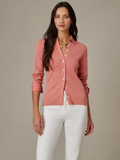 J.mclaughlin Women's Theodora Shirt Radiant Rose