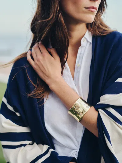 J.mclaughlin Women's Thick Gold Cuff