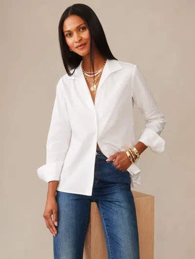 J.mclaughlin Women's Victoria Shirt White