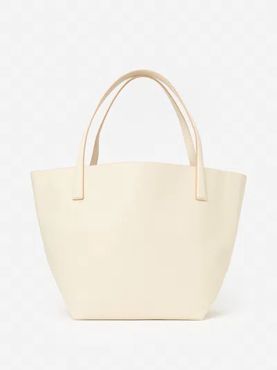 J.mclaughlin Women's Vika Leather Tote Bag Bone In Blue