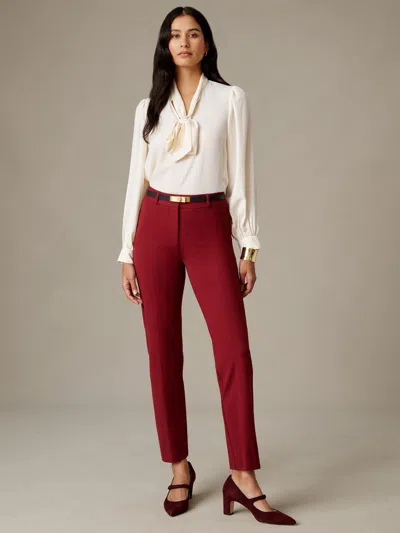 J.mclaughlin Women's Ynez Pants Bordeaux In Pattern
