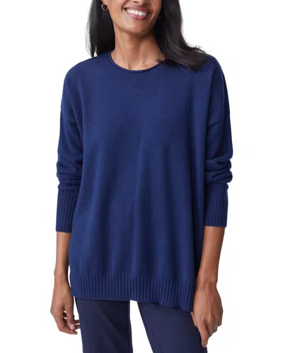 J.mclaughlin Yvette Cashmere Sweater In Blue
