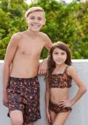 Jmp The Label Bronx Boys Swim Trunk - Tortuga