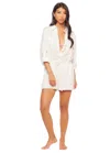 Jmp The Label Button Up Cotton Romper - White In Neutral