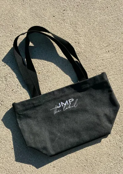 Jmp The Label Canvas Bag - Black
