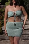 Jmp The Label Flores Skirt - Sage