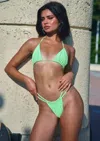 Jmp The Label Lido Top - Lime Green Check