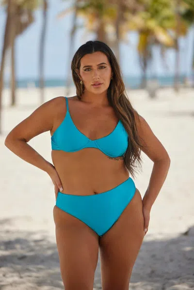 Jmp The Label Monaco Bottom - Aqua Shine In Blue