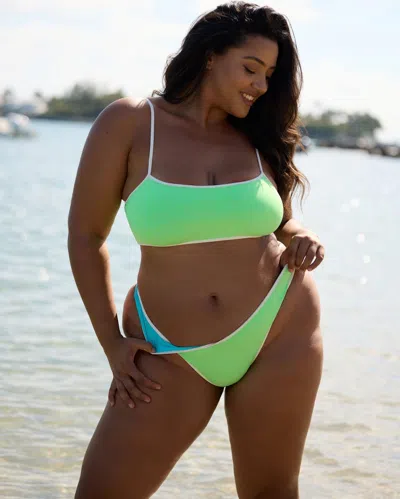 Jmp The Label Reno Bottom - Blue Green Reversible