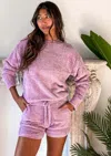 Jmp The Label Unwind Pullover Lavender