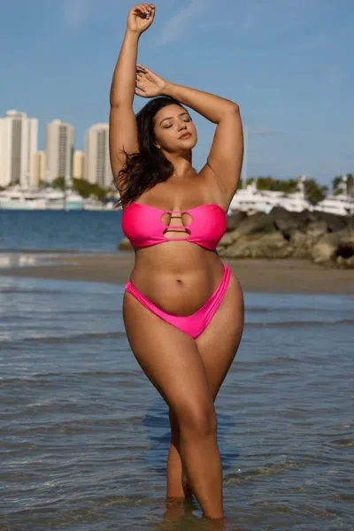 Jmp The Label Vegas Top - Pink Shine