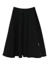 Jnby A-line Midi Skirt In Black
