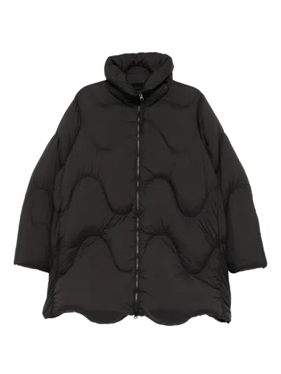 Jnby A-line Puffer Jacket In Black