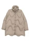 Jnby A-line Puffer Jacket In Neutral