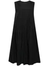 Jnby A-type Sleeveless Dress In Black