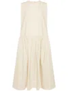 Jnby A-type Sleeveless Dress In White
