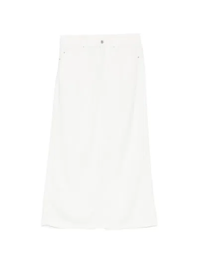 Jnby A라인 맥시 스커트 In White