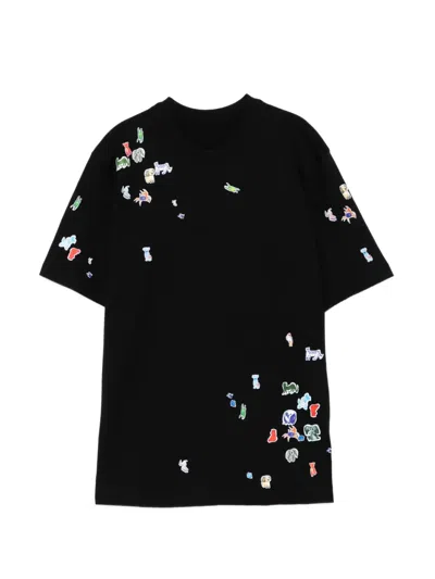 Jnby Animal-motif T-shirt In Black