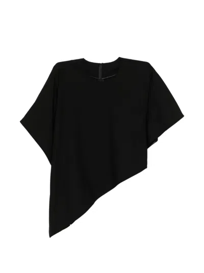 Jnby Asymmetric Hem Top In Black