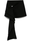 Jnby Asymmetric Waist Skirt In Black