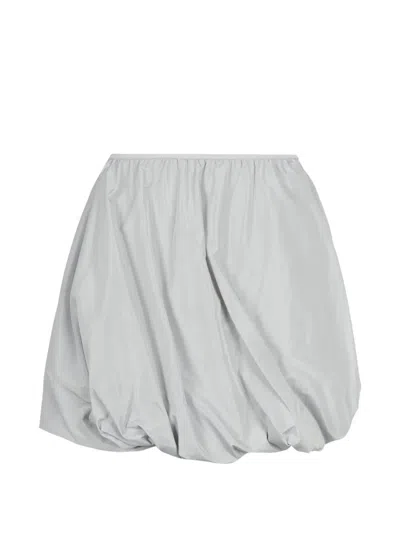 Jnby Bud-silhouette Mini Skirt In 그레이