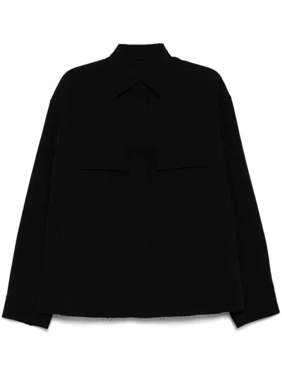 Jnby Button Fastening Jacket In Black