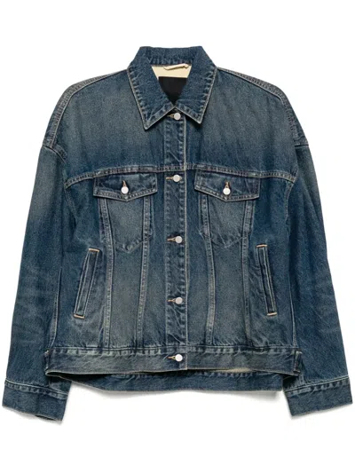 Jnby Button-up Denim Jacket In Blue